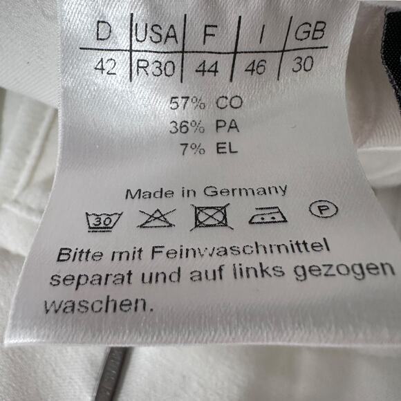 Isabell Werth Helsinki MF Equestrian Breeches Pants Women’s 30R White NWT New - Picture 5 of 11